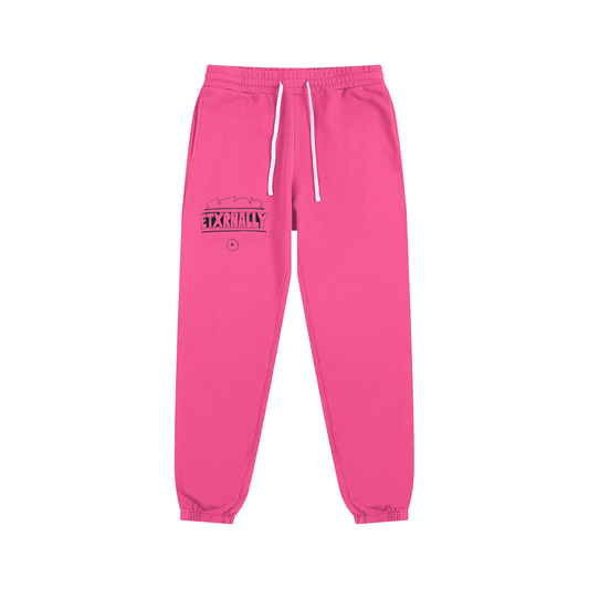 ETXRNALLY ROSE PINK SWEATPANTS