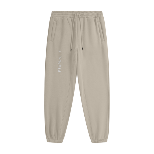 ETXRNALLY GREY APRICOT SWEATPANTS