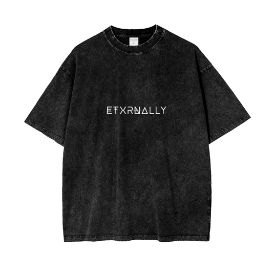 ETXRNALLY BLACK T-SHIRT